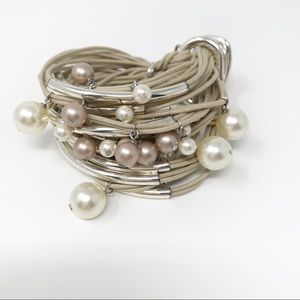 gj Multi-color Pearl Bracelet🌻